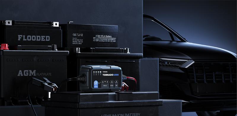 TOPDON Portable Car Battery Charger Tornado4000